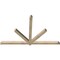 Ekena Millwork Kennewick Rough Sawn Timber Gable Bracket, Douglas Fir, 96"W x 60"H x 4"D x 4"F, 15/12 Pitch GBW096X60X0404KEN00RDF - alternate 4